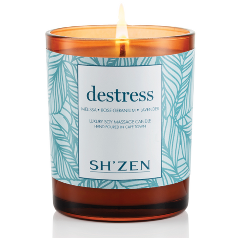 Destress Luxury Soy Massage Candle