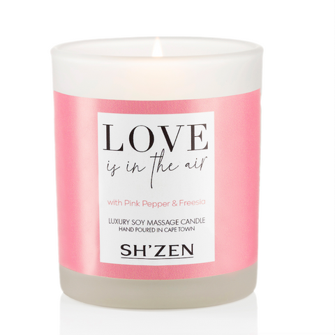 Love is in the Air Luxury Soy Massage Candle
