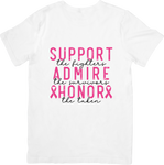 Support Admire Honor