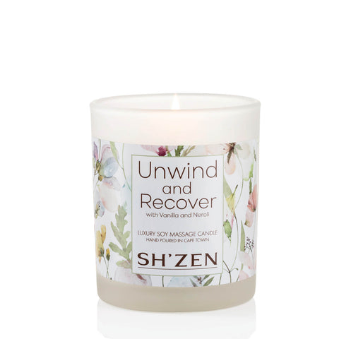 Unwind & Recover Soy Massage Candle