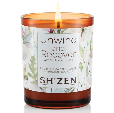 Unwind & Recover Luxury Soy Massage Candle