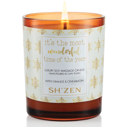 It's the Most Wonderful time of Year Luxury Massage Candle