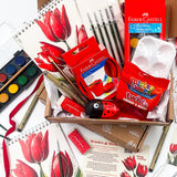 BRUSHES & BLOOMS BOX