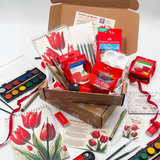 BRUSHES & BLOOMS BOX